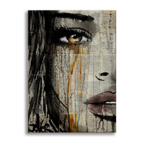 Kylie - Quadro Canvas Contemporaneo su telaio in legno 70x100 cm