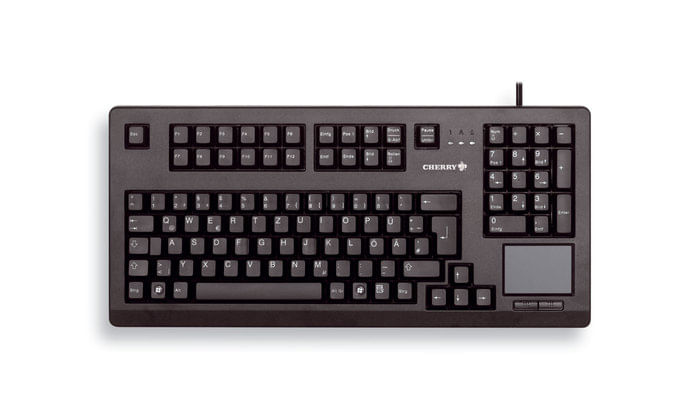 CHERRY TouchBoard G80-11900 tastiera Universale USB QWERTY Inglese US Nero Cherry touchboard g80-11900 tastiera usb qwerty inglese us nero