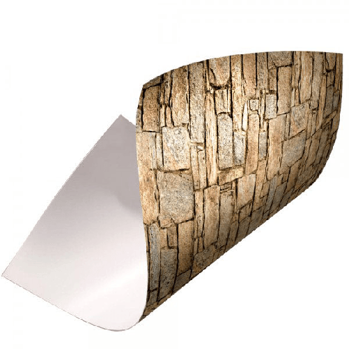 PIETRA DI SIVIGLIA - Paraschizzi da cucina in PVC flessibile - Misura 120x60cm spessore 3mm