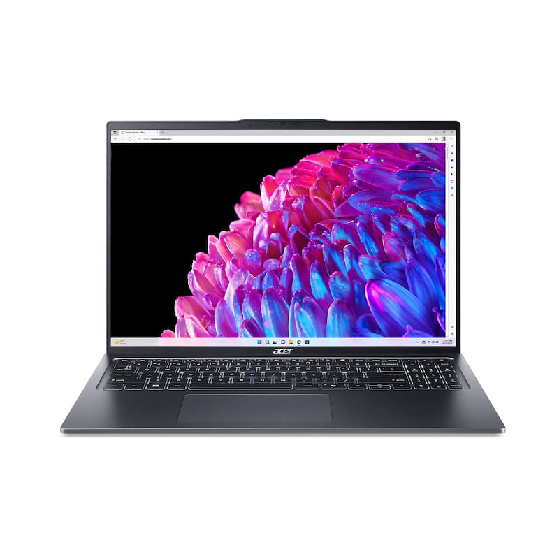 Acer Swift Go 14 SFG16-72-79MF Intel Core Ultra 7 155U Computer portatile 40,6 cm (16") 16 GB DDR5-SDRAM 512 GB SSD Wi-Fi 6E (802.11ax) Windows 11 Hom