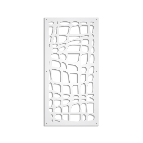 Signorbit ABSTRACT - Pannello in PVC traforato - Parasole nero / 47x94 cm ABSTRACT - Pannello in PVC traforato - Parasole nero / 47x94 cm