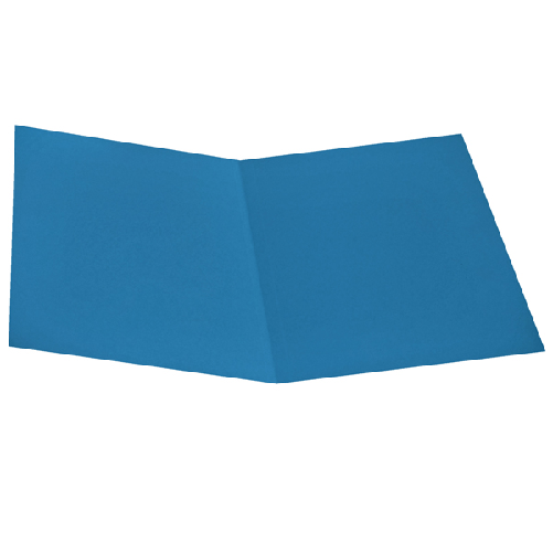STARLINE Pack 50 Cartelline Semplici AZZURRO in bristol 200g Starline