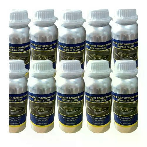 10x Polimero liquido kit lucidatura fari fanali auto ricarica ripristino 600 ml