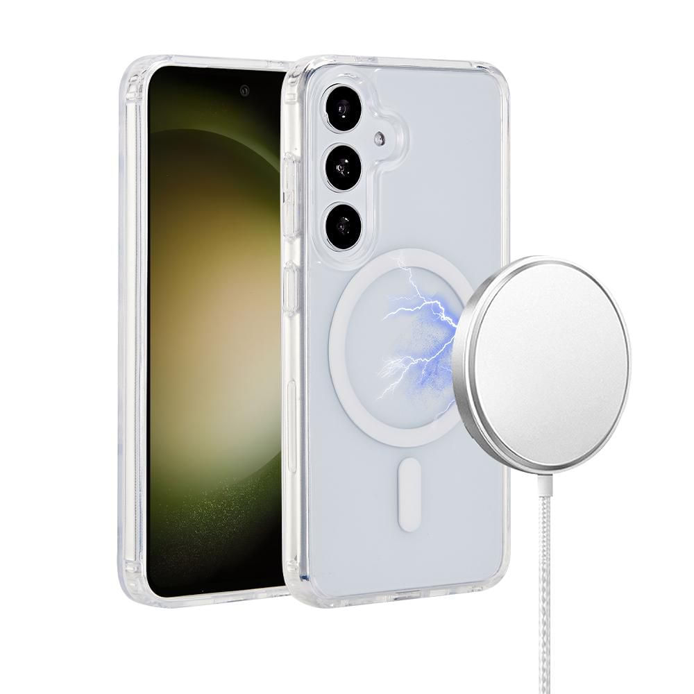 ESTUFF ES67403000 custodia per cellulare 17 cm [6.7] Nero (Cover for INFINITE OSLO S24 Galaxy - Clear Magnetic Cover. - eSTUFF ES67403000 custodia per