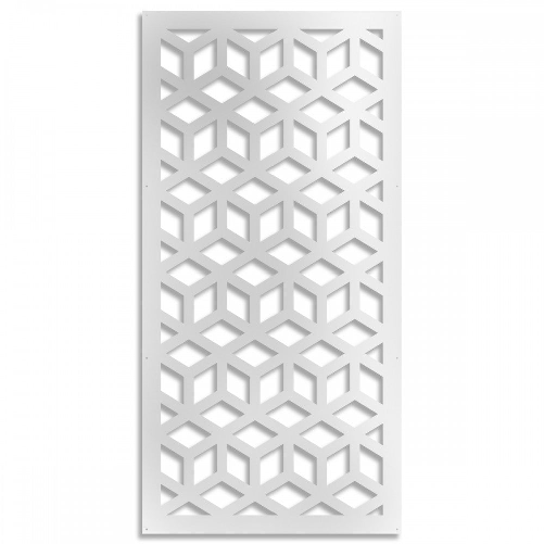 Signorbit CUBO - Pannello in PVC traforato - Parasole nero / 98x198 cm CUBO - Pannello in PVC traforato - Parasole nero / 98x198 cm