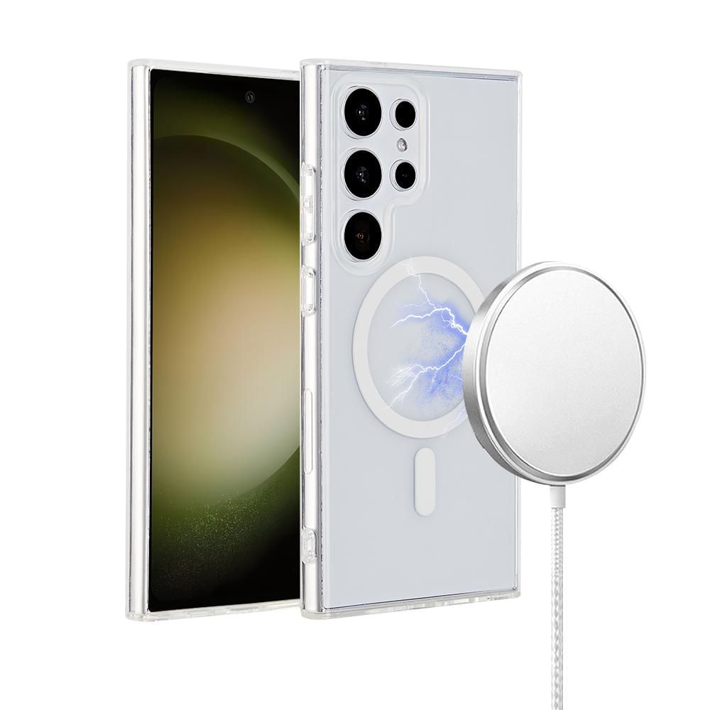 ESTUFF ES67403003-BULK custodia per cellulare Trasparente (Cover for INFINITE OSLO S24 Ultra - Galaxy Clear Magnetic Cov eSTUFF ES67403003-BULK custod