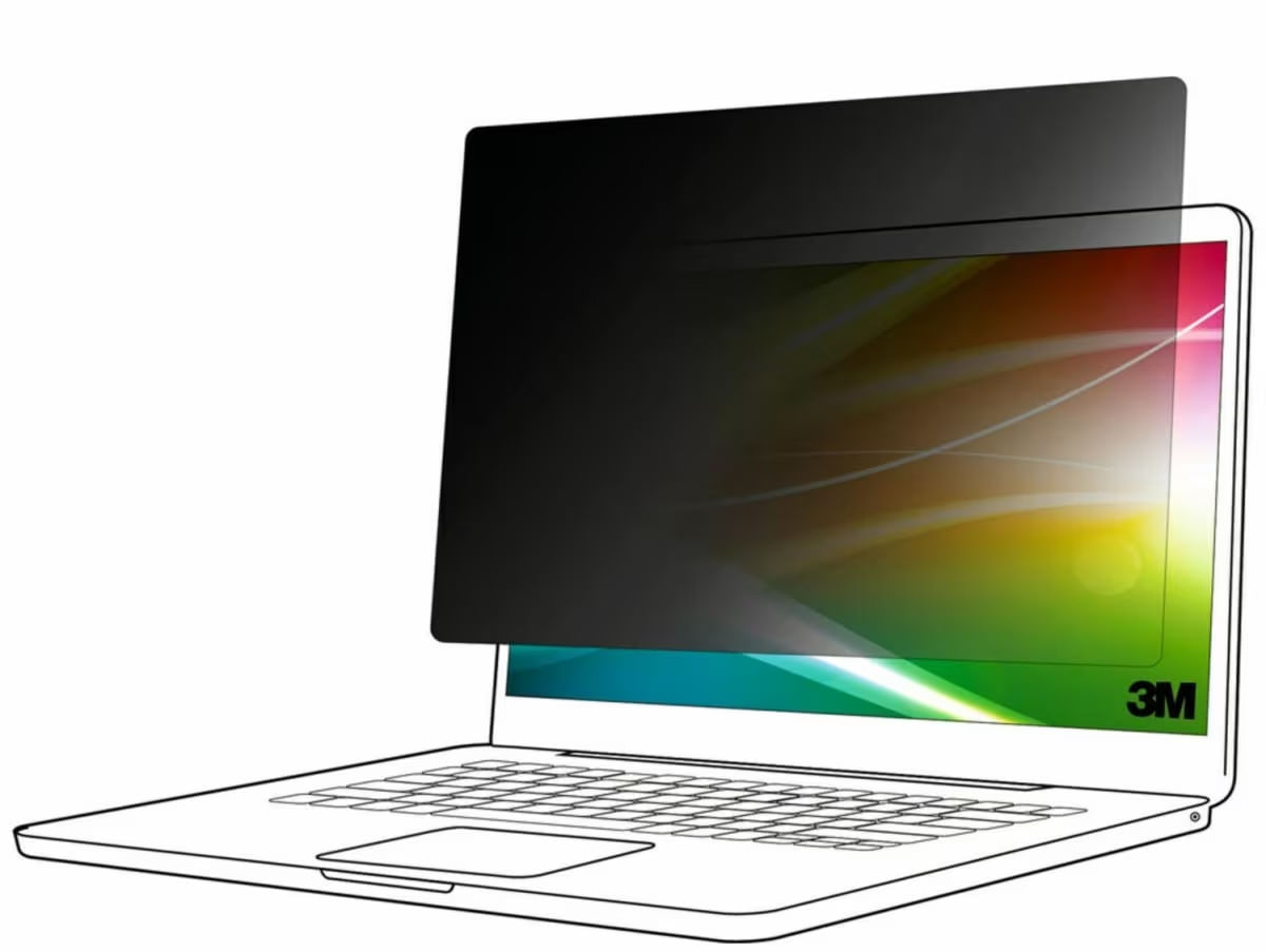 3M BP141W1B schermo anti-riflesso Filtro per la privacy senza bordi per display 35,8 cm [14.1] (3M Bright Screen Privacy 3M BP141W1B schermo anti-rifl