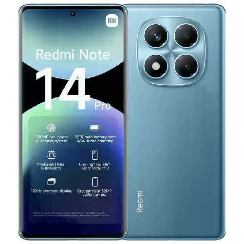 Xiaomi Redmi Note 14 Pro 16,9 cm (6.67") Dual SIM ibrida Linux Ubuntu 4G USB tipo-C 8 GB 256 GB 5500 mAh Blu