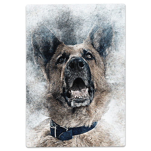PASTORE TEDESCO - POSTER in PVC da 3mm 70x100 cm
