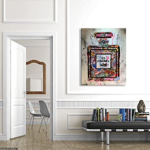 n.5 - Quadro Canvas Contemporaneo su telaio in legno 50x70 cm