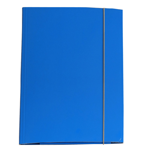 CART. GARDA CARTELLINA CON ELASTICO 32PL 25X34CM AZZURRO