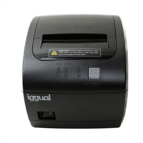 Iggual TP7001 203 x 203 DPI Cablato Trasferimento termico Stampante POS Stampante termica iggual TP7001 USB+RJ45 nera