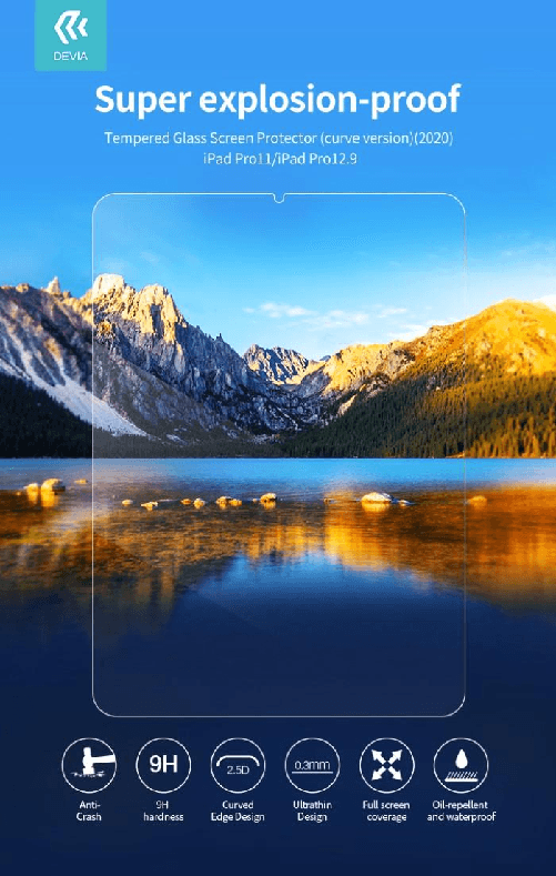Protezione in vetro temperato per iPad Pro 12.9 2020