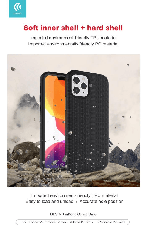 Cover protezione interno morbido per iPhone 12 Pro Max Nera