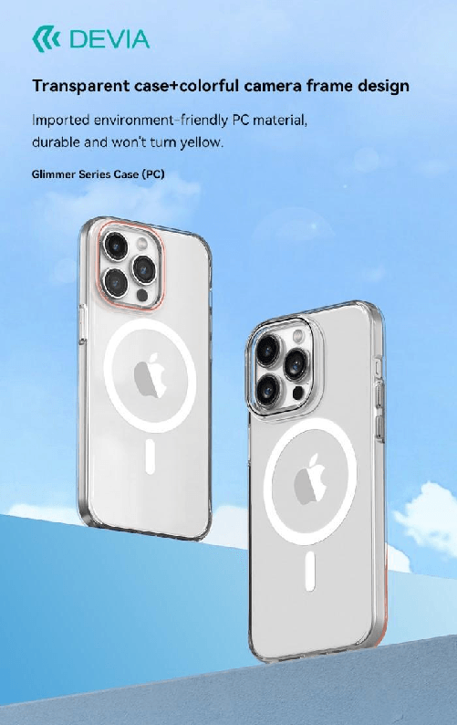 Cover magnetica wireless protezione camera iPhone 15 Plus