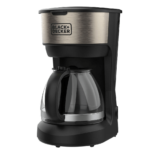 Black & Decker Black and Decker Caffettiera 600W Filtro Piastra Riscaldante Sistema Antidrip Black & Decker BXCO600E Macchina da caffè con filtro