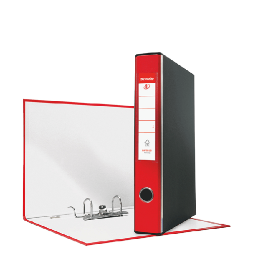 ESSELTE Registratore EUROFILE G54 rosso dorso 5cm f.to protocollo ESSELTE