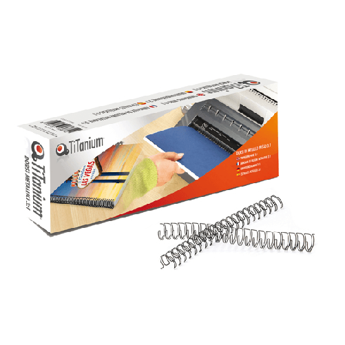 TITANIUM Scatola 50 dorsi metallo 14MM Silver 34 anelli TiTanium