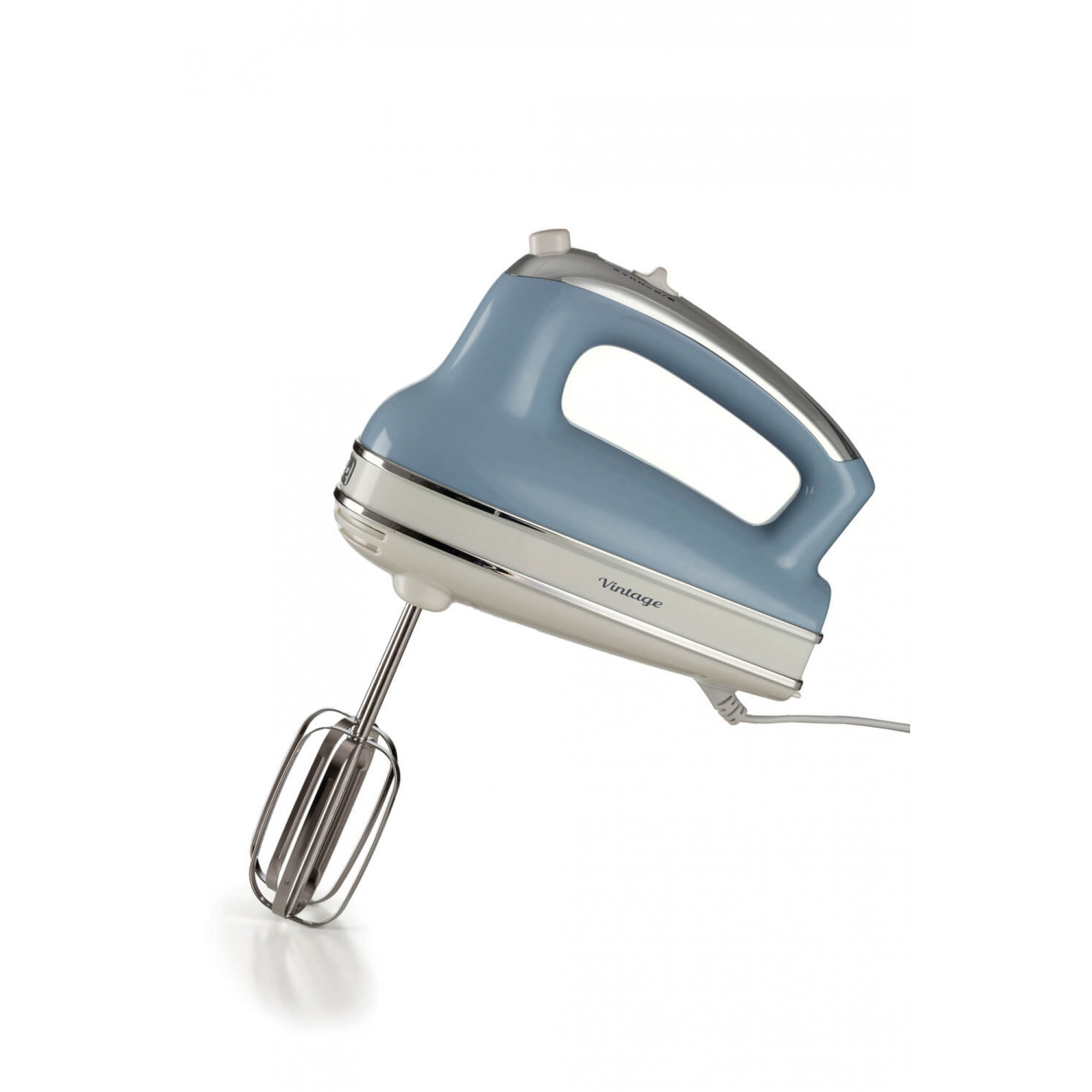 Ariete Sbattitore Elettrico Potenza 450W 5 Velocita' 2 Fruste colore Celeste 1548 Vintage Ariete 1548 Sbattitore Vintage, 450W, 5 velocità, Funzione t