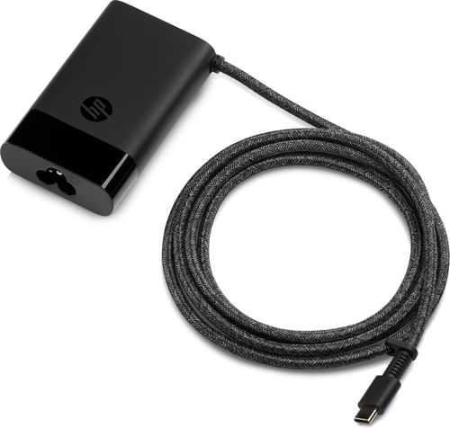 HP Alimentatore Laptop USB-C GaN 65 W - Ricarica Veloce e Compatibile HP Caricabatterie per laptop USB-C 65 W