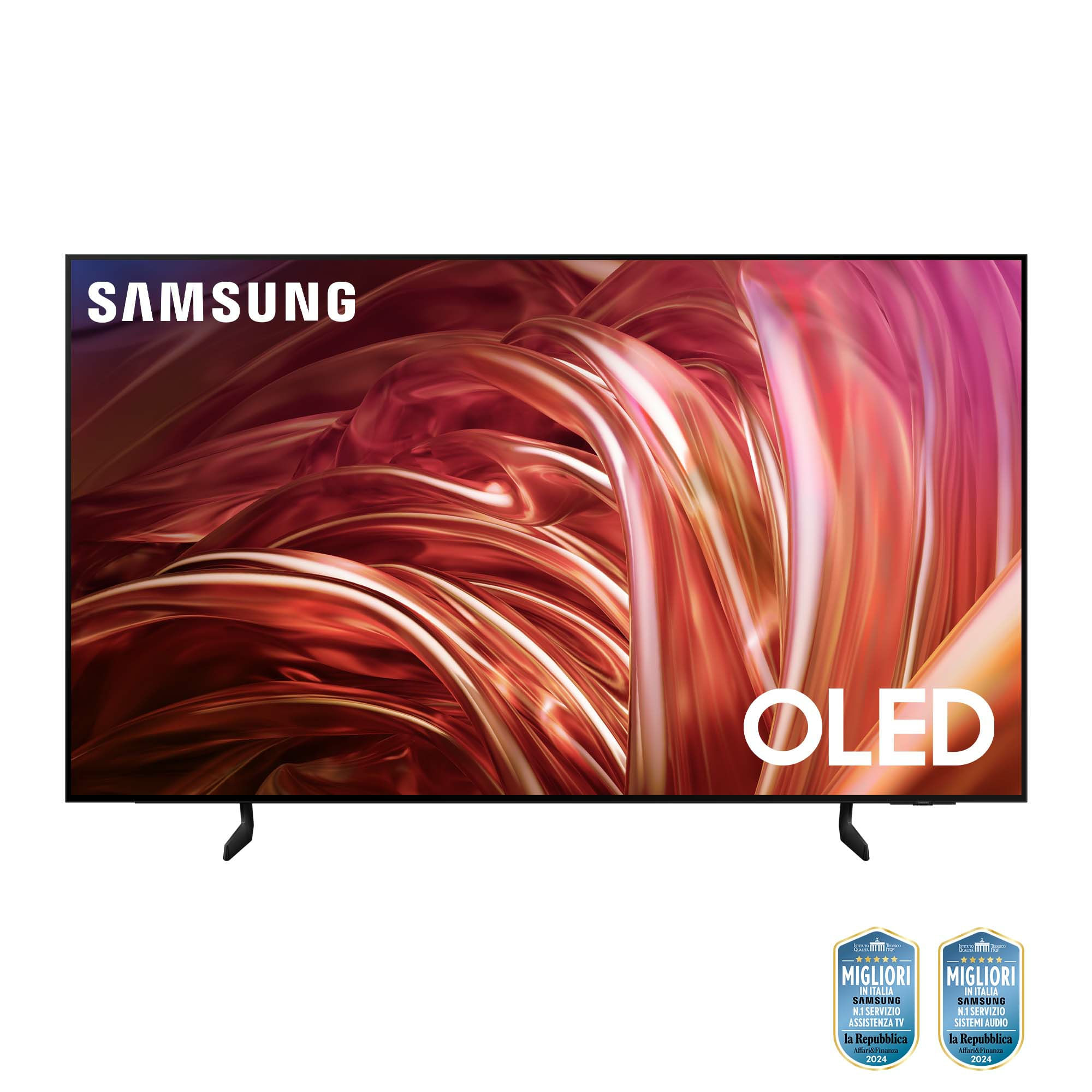 Samsung OLED TV 77" QE77S85DAEXZT, OLED HDR, Upscaling AI 4K, Processore NQ4 AI Gen2, Design Contour, DVBT-2, Q Samsung TV OLED 4K 77” QE77S85DAEXZT S