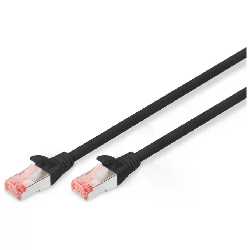 Digitus cavo rete s-ftp cat.6 doppia schermatura ls0h colore nero mt. 2 Digitus Cavo patch CAT 6 S/FTP