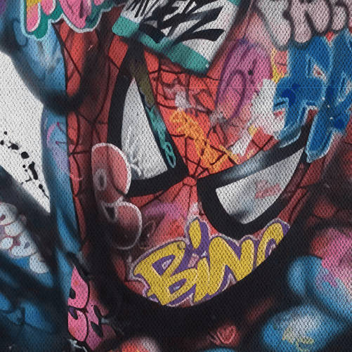 Spider - Quadro Canvas Contemporaneo su telaio in legno 100x70 cm