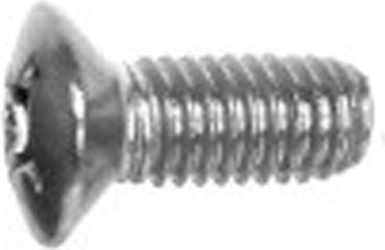 SCHROFF Linsensenkkopfschraube mit Kreuzschlitz - NTS SENKSCHR.LIN. M3X8 100ST (21100542)