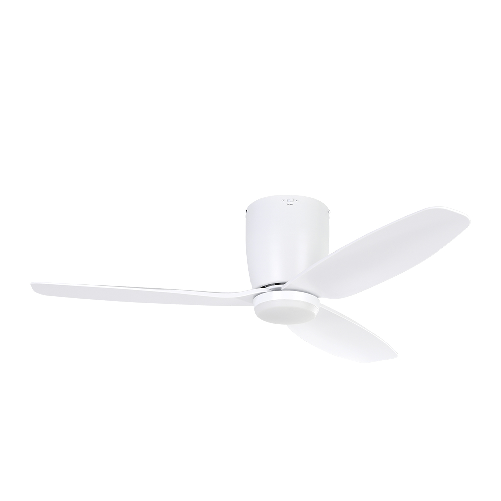 Eglo Ventilatore Bavaro 1 Acciaio Bianco Opaco E Acrilico Bianco Led 12W 4300K EGLO Bavaro illuminazione da soffitto 12 W