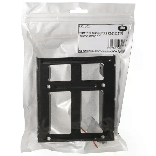 Link frame di montaggio per 2 hdd-ssd 2.5'' su alloggiamenti 3.5'' con viti Link Accessori LKLU02 parte del case del computer Gabbia HDD