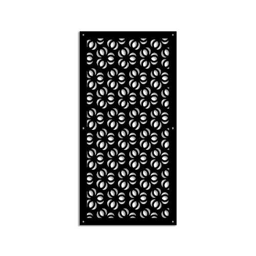 Signorbit ELLISSE - Pannello in PVC traforato - Parasole nero / 73x148 cm