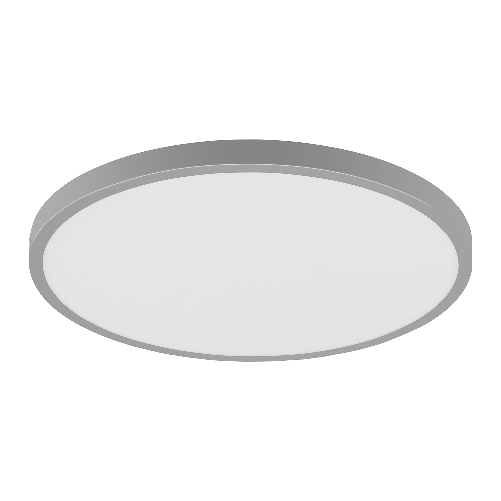 Eglo Plafoniera Moderna Fueva 1 In Alluminio Argento Led Integrato 22,3W 4000K Ip20 EGLO 97267 illuminazione da soffitto