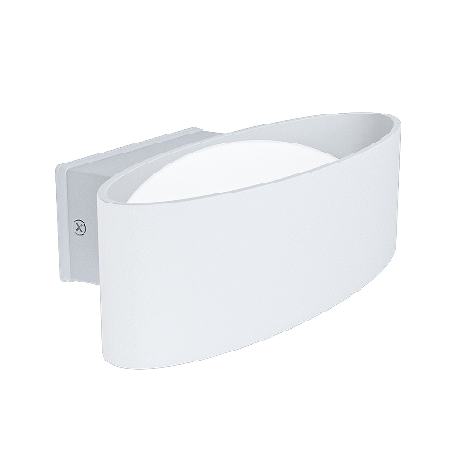 Eglo Applique Contemporanea Da Esterno Chinoa Led Alluminio Bianco EGLO Chinoa Illuminazione da parete da esterno LED