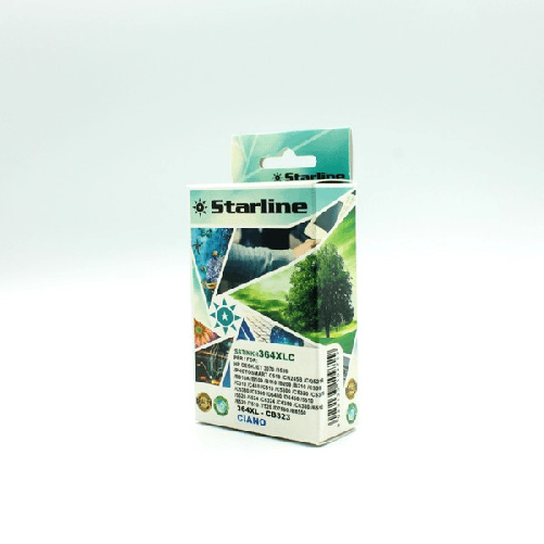 STARLINE CARTUCCIA INK CIANO RIGENERATA PER HP N. 364 E 364XL