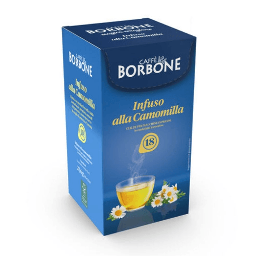 Caffè Borbone Caffe' borbone camomilla in confezione da 18 cialde filtro carta 44 mm Caffè Borbone Cialde Camomilla 18 pz