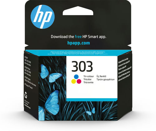 HP Cartuccia di inchiostro in tricromia originale 303 HP ORIGINALE HP Cartuccia d'inchiostro differenti colori T6N01AE 303 165 pagine