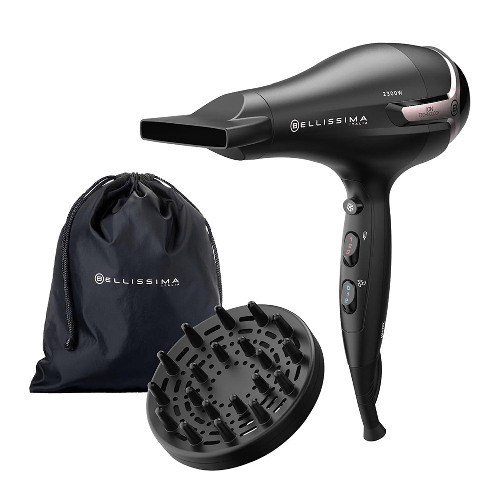 Imetec Bellissima K9 2500 asciuga capelli 2300 W Nero, Rosa Bellissima K9 2500 asciuga capelli 2300 W Nero, Rosa
