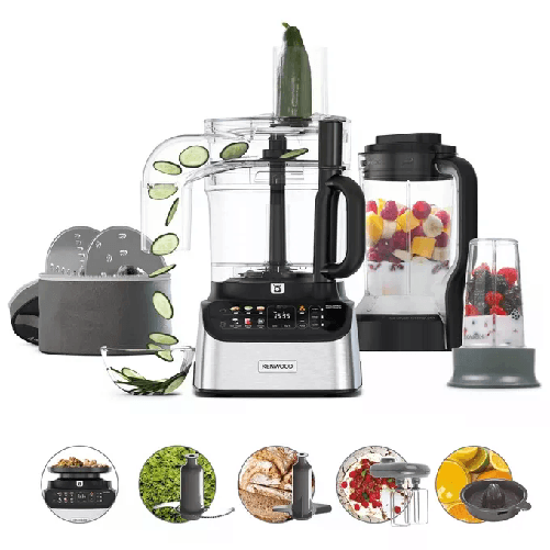 Kenwood FDM73.850SS Robot da Cucina Multifunzione Capacita' 3 Litri 8 Velocita' Potenza 1000 Watt colore Inox