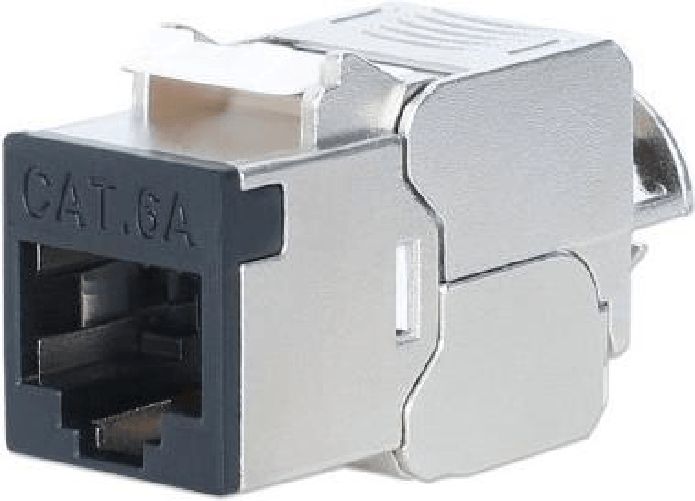 Intellinet Cat6a 10G STP Keystone-Modul schwarz (791298)