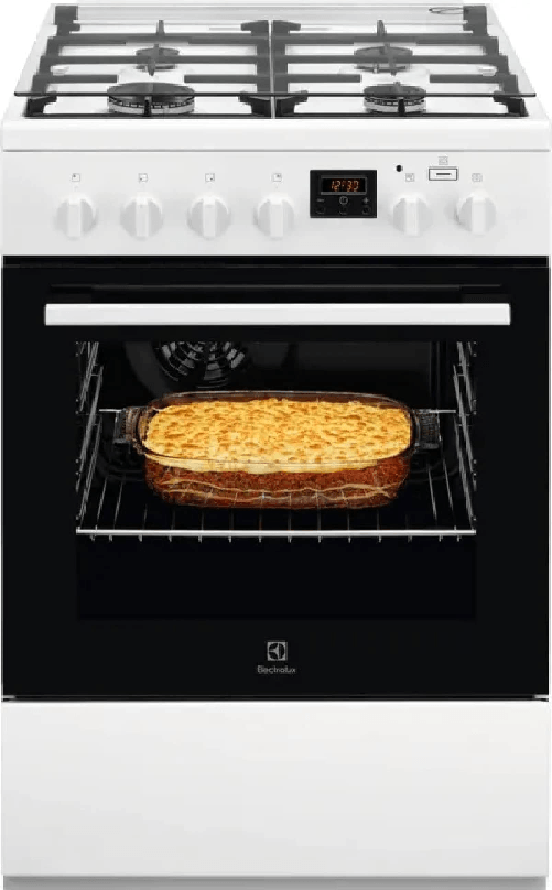 Electrolux Cucina a Gas Electrolux LKK640200W con Forno Elettrico 60x60 cm Electrolux LKK640200W Cucina Elettrico Gas Bianco