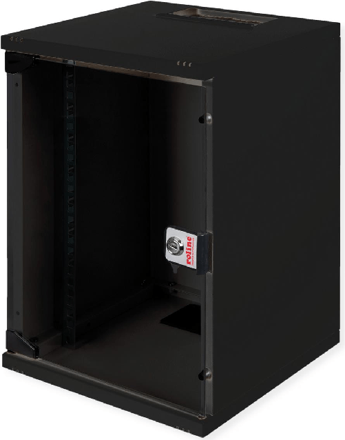 Secomp Roline Basic - Schrank Netzwerkschrank - 312 x 300 mm (B x T) - geeignet f¼r Wandmontage - Schwarz