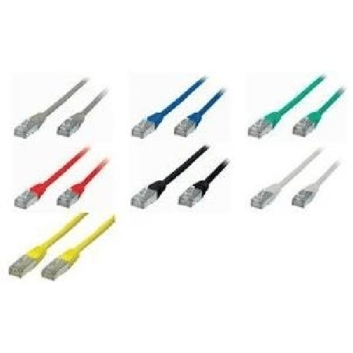 Shiverpeaks BASIC-S Patchkabel, Kat. 6, S/FTP, rot, 7,50 m RJ45 Stecker - RJ45 Stecker, Haube vergossen