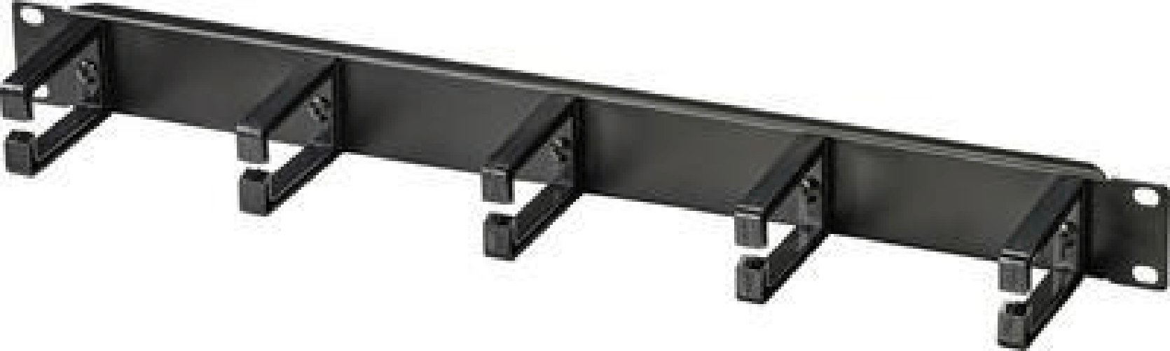 Renkforce RF-4755508 482.6 mm 48,30cm (19") Netzwerkschrank-Kabelf¼hrung Schwarz (RF-4755508)