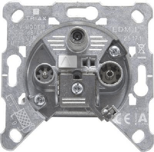 TRIAX EDM 1 presa tripla singola presa F 306270 (306270)