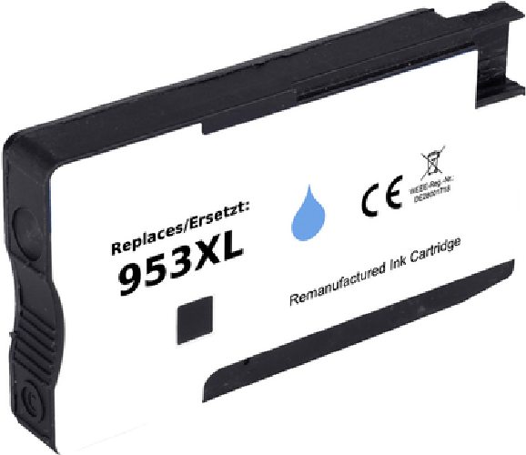 Renkforce RF-5655878 cartuccia d'inchiostro 1 pz Compatibile Resa elevata (XL) Ciano Renkforce Tinte ersetzt HP 953 XL (F6U16AE) Kompatibel Cyan RF-56