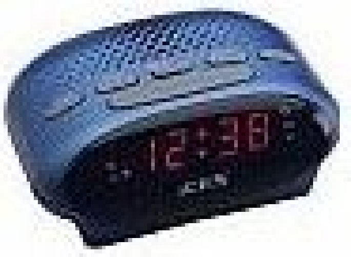 Lenco Ices ICR-210 Uhr Blau Radio (ICR210 BLUE)