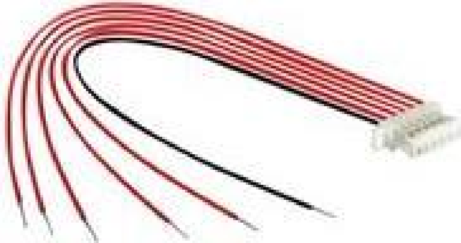 Delock - Datenkabel - 6-pin connector (1mm pitch) (W) bis ohne Stecker - 10 cm (96002)