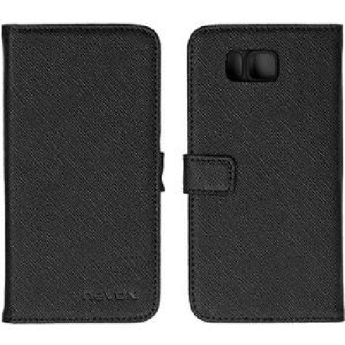 Nevox ORDO - Flip-H¼lle f¼r Mobiltelefon - PU-Kunstleder - Grau, Schwarz - f¼r Samsung Galaxy Alpha