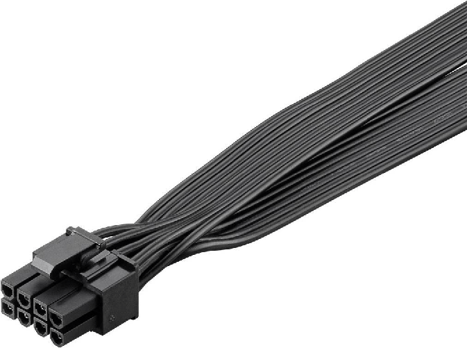 Wentronic Goobay Netzteil-Kabel 8-Pin-Stecker auf Dual 6+2-Stecker f¼r PCIe (59714)