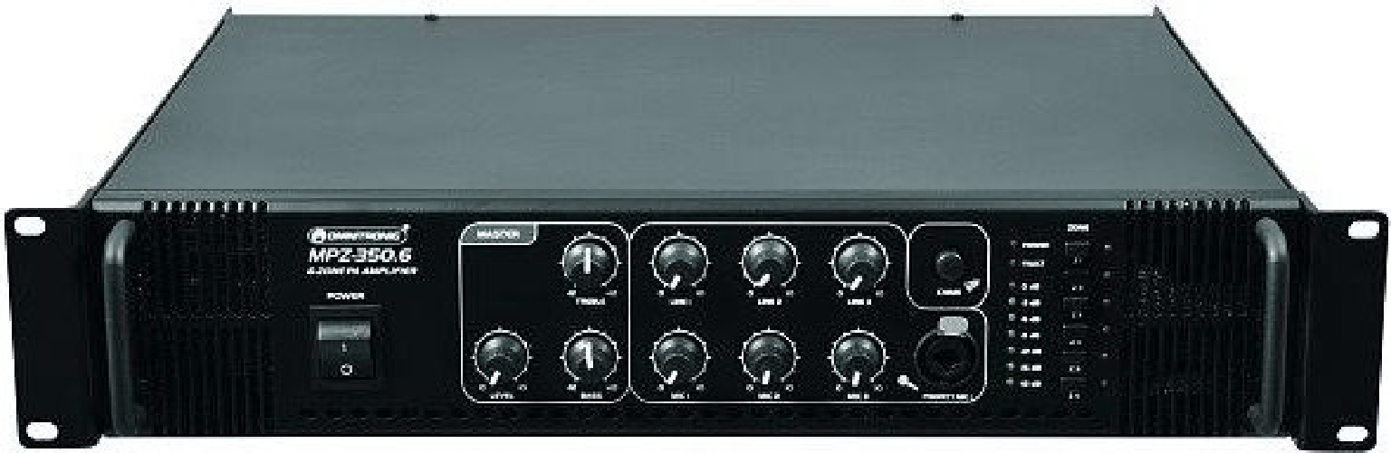 Omnitronic 80709741 Audioverstrker Leistung/Phase Schwarz (80709741)